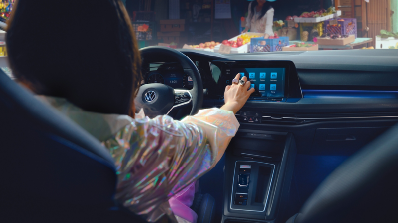 Interior of the new Golf GTE