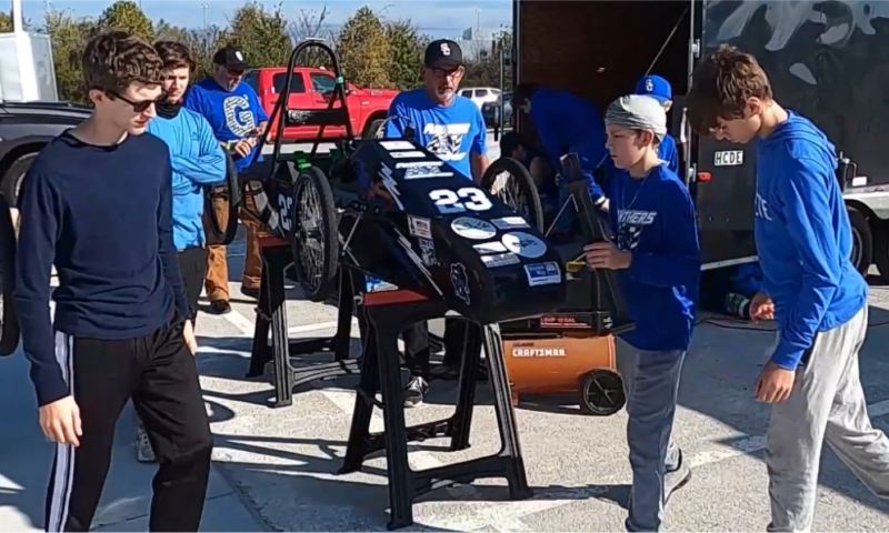 Volkswagen Chattanooga hosts electric vehicle competition for Hamilton County students.