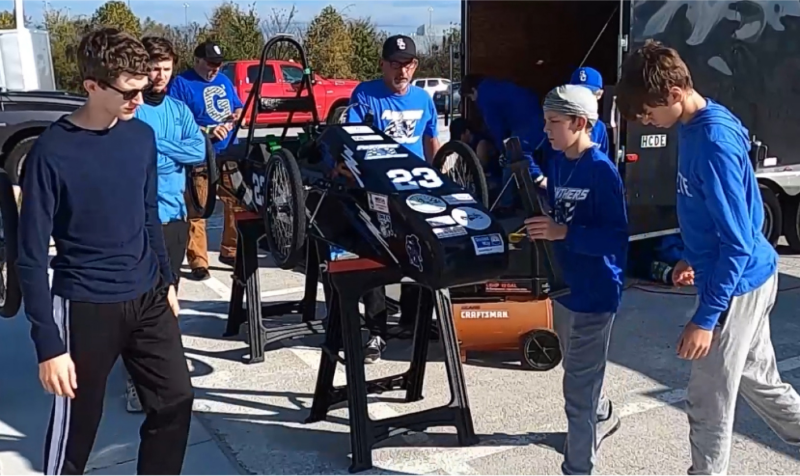 Volkswagen Chattanooga hosts electric vehicle competition for Hamilton County students.