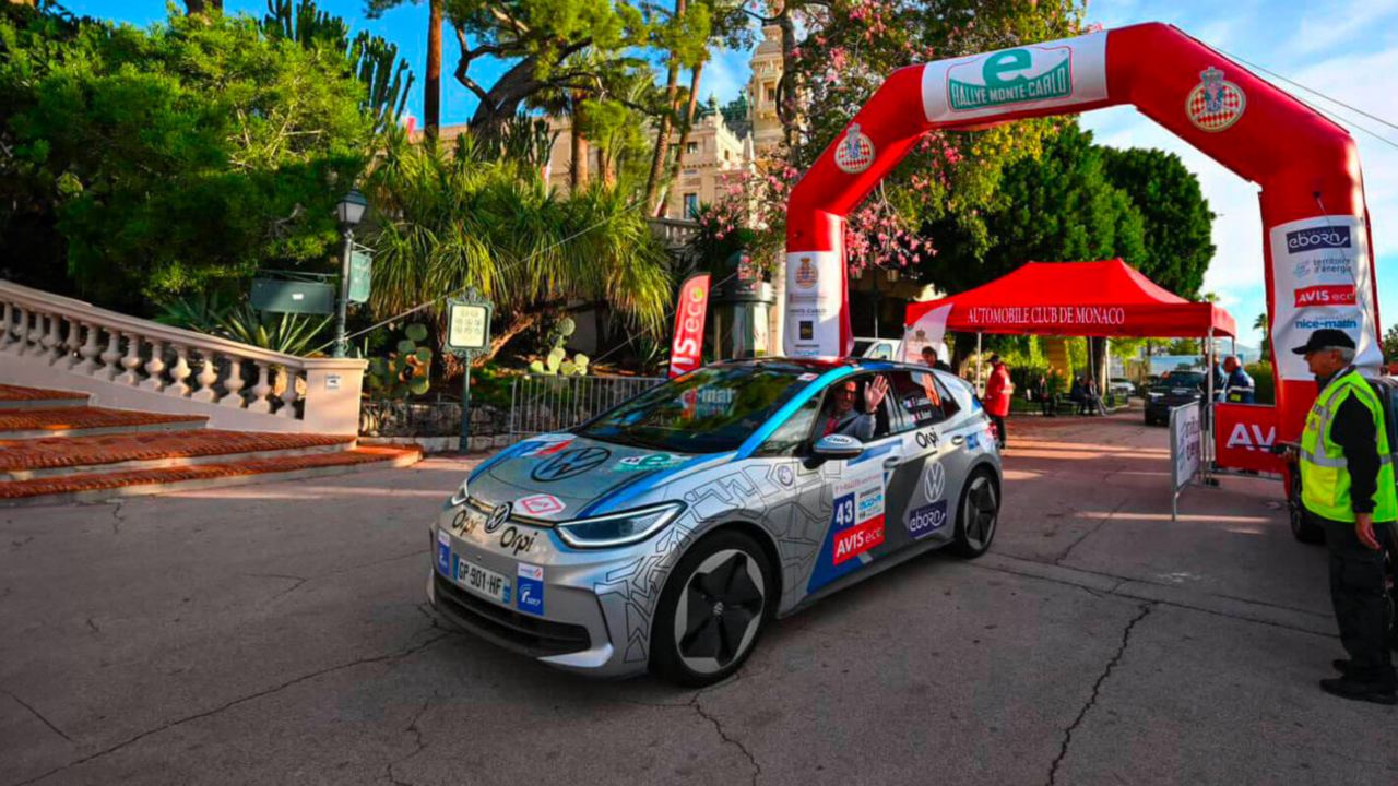 Rallye électrique : deux français brillent avec l'ID.3 à Monte-Carlo ...