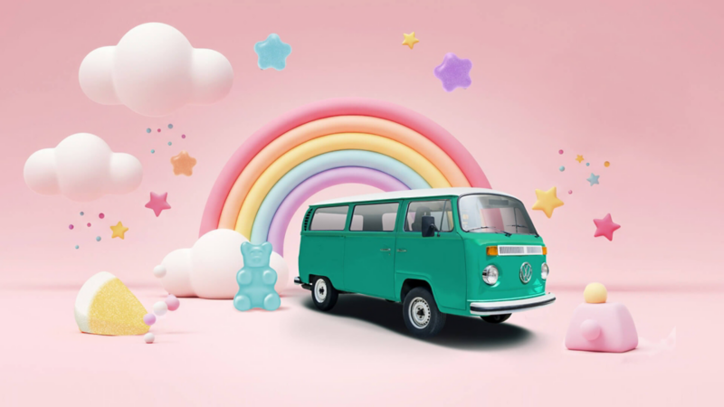 El Confitero, la Combi de Volkswagen que repartió dulces y golosinas