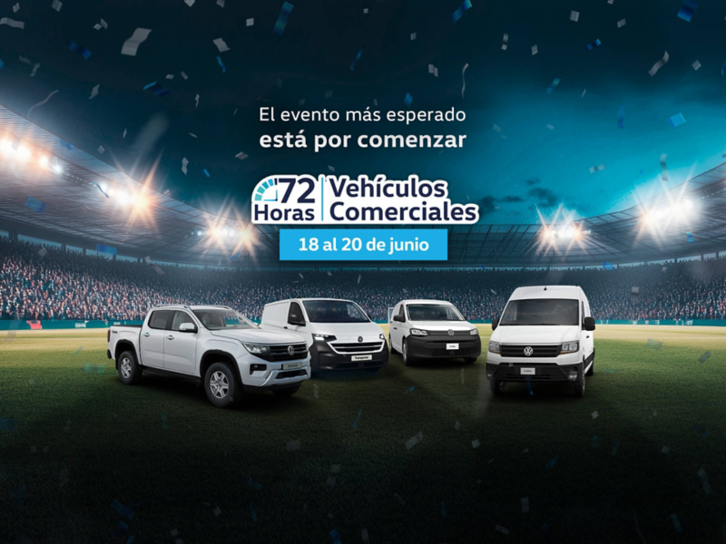 Aprovecha las 72 horas de Volkswagen Vehículos Comerciales con grandes promociones y descuentos