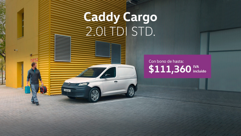 Ofertas de verano Volkswagen, Caddy Cargo a precio promocional