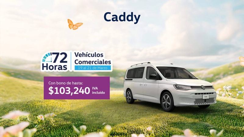 Ofertas de verano Volkswagen, Caddy Pasajeros a precio promocional