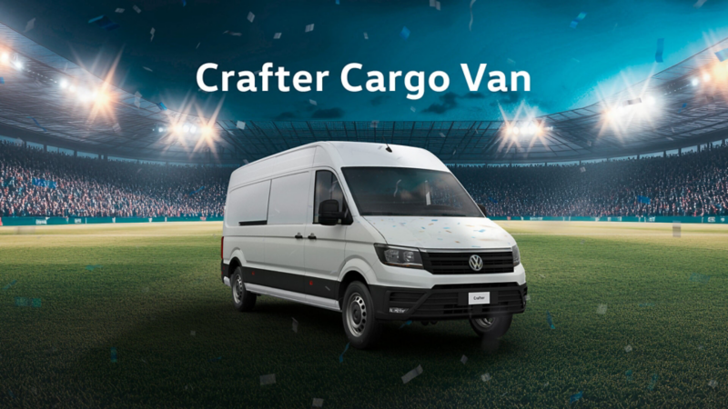 Camioneta de trabajo VW Crafter Van en promoción junio 2026