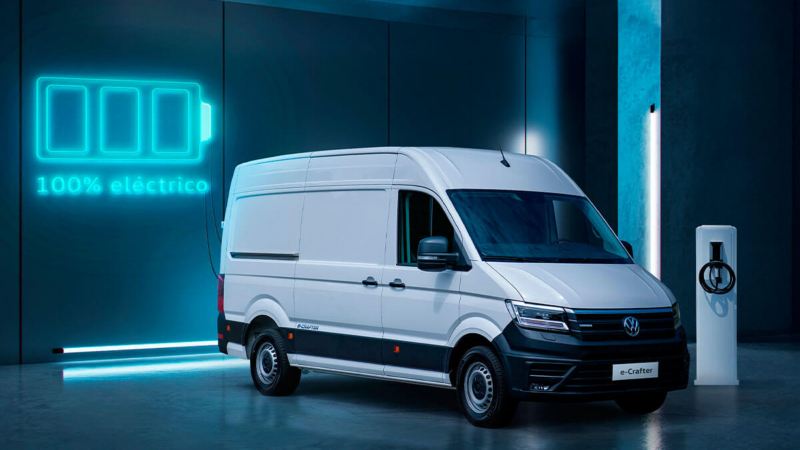 Adquiere un vehículo eléctrico VW e-Crafter desde $1,147,000