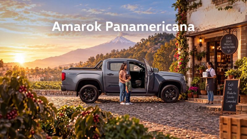 Estrena una camioneta pickup VW Amarok Panamericana a precio promocional