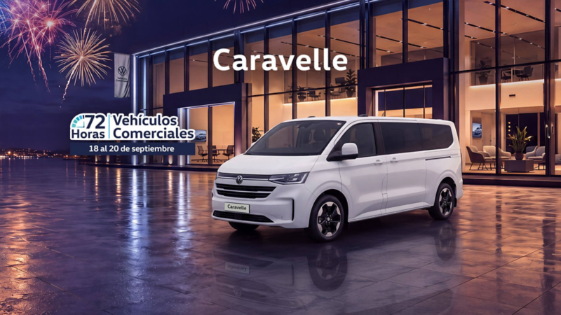 Aprovecha la promoción y estrena un VW Caravelle 2026