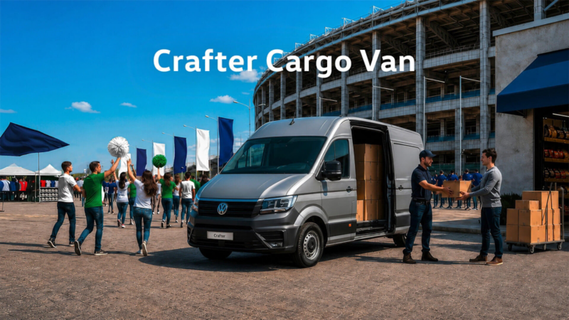 Camioneta de trabajo VW Crafter Van en promoción junio 2026