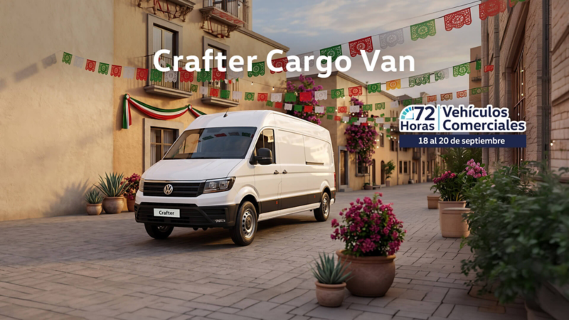 Camioneta de trabajo VW Crafter Van en promoción