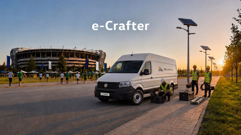 Adquiere un vehículo eléctrico VW e-Crafter a precio de promoción