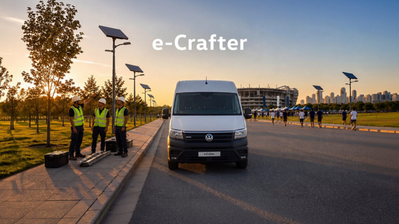 Adquiere un vehículo eléctrico VW e-Crafter a precio de promoción