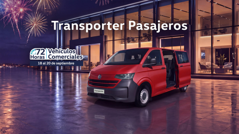 Aprovecha las promociones de septiembre y estrena un Transporter Pasajeros