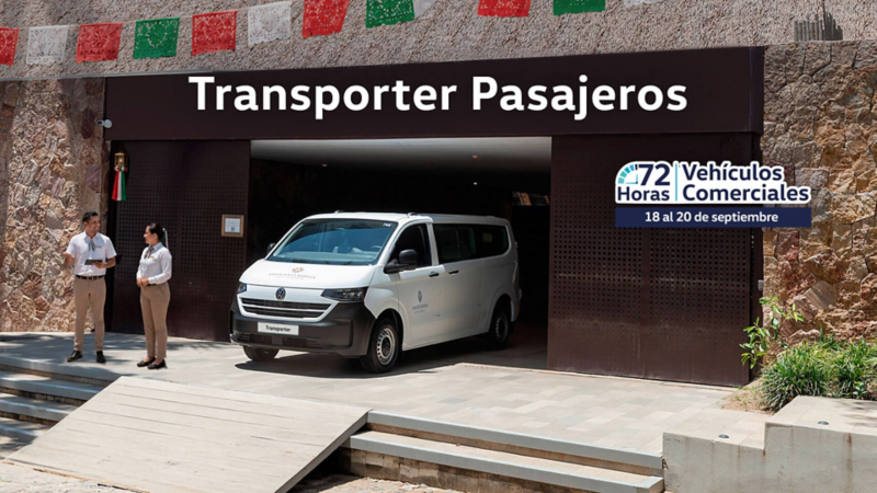 Aprovecha las promociones de septiembre y estrena un Transporter Pasajeros