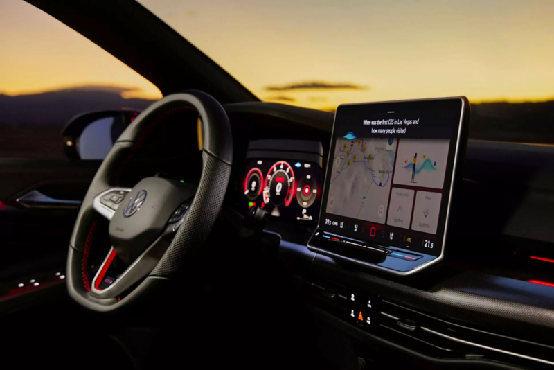 L'intérieur du Volkswagen