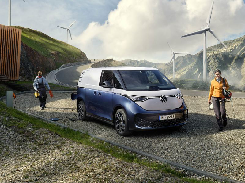 Volkswagen ID. Buzz Cargo con personas