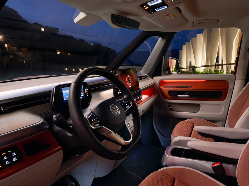 vw id buzz ambientebelysning