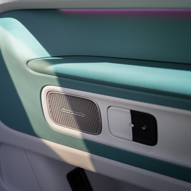 Harman Kardon ljudsystem i en VW ID. Buzz.