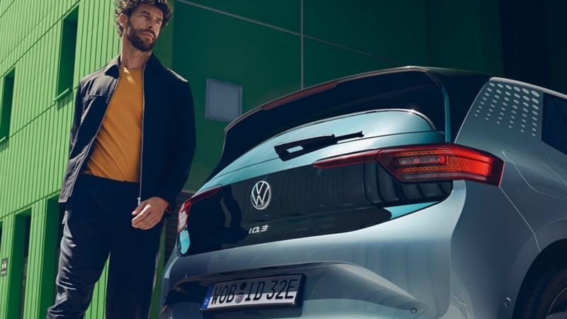 ID.3 el auto eléctrico de Volkswagen en marcha con sonido de AVAS para identificarlo