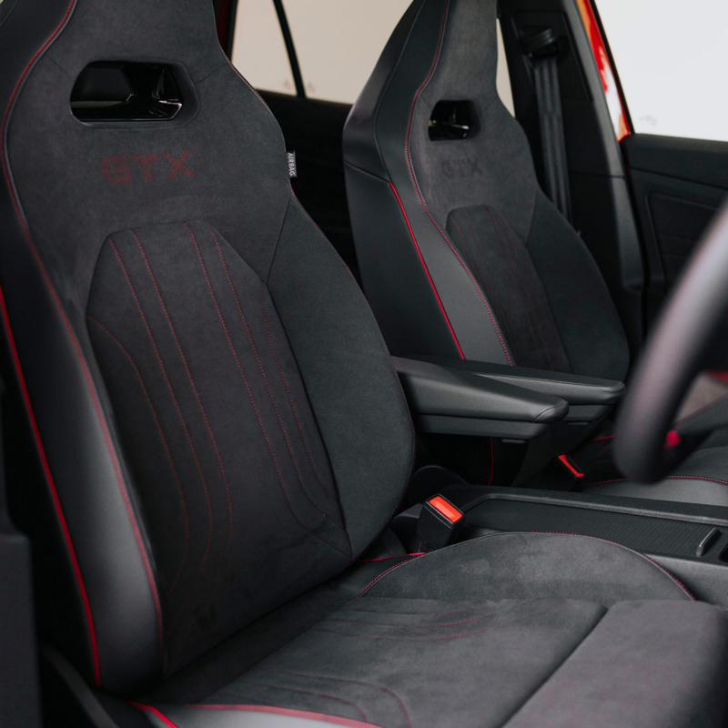 Close up image of ID. 5 GTX car seats