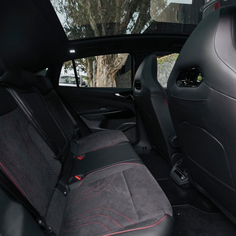 Image of inside ID. 5 GTX with sun roof showing