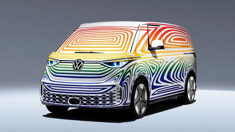 VW Concept car ID.Buzz camouflé 