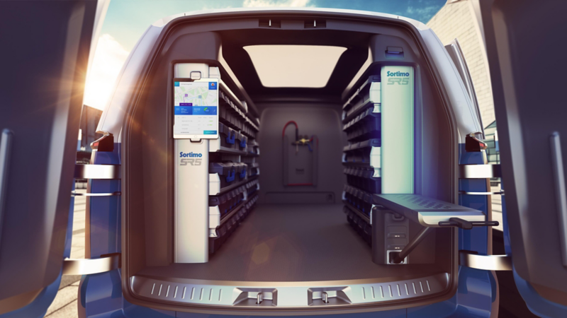 Volkswagen ID. Buzz Cargo konceptbil har ett digitaliserat lastutrymme