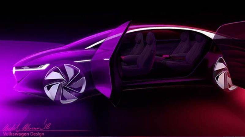 ID Vizzion - Auto eléctrico más innovador de la marca de autos alemana Volkswagen