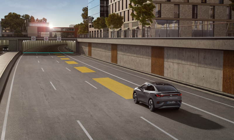 Représentation graphique d'une VW ID. avec 'ACC'.
