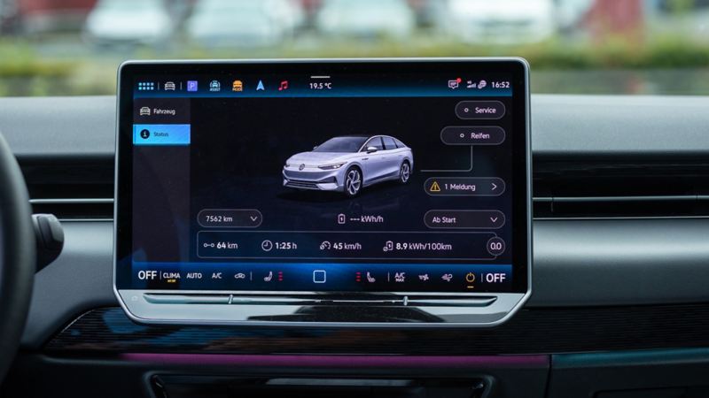 Ansicht des Displays im ID.7 Pro S