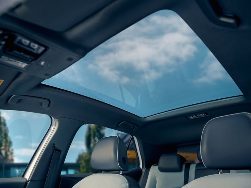 Panoramic sunroof in the VW ID.3