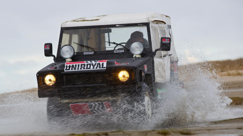Fyrhjulsdrift i vatten med Iltis