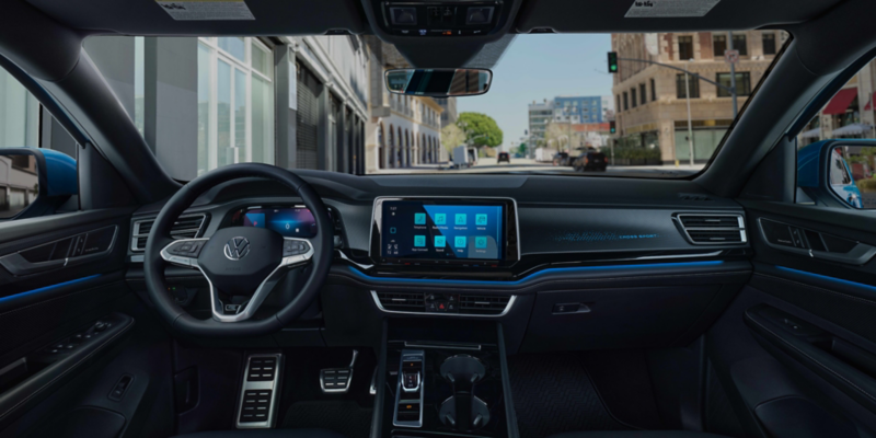 VW Atlas Cross Sport interior.