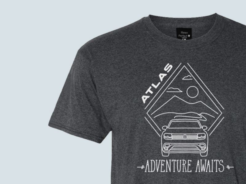 VW Atlas branded t-shirt.