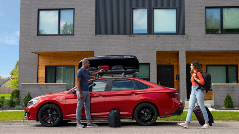 Jetta GLI ready for vacation trip.