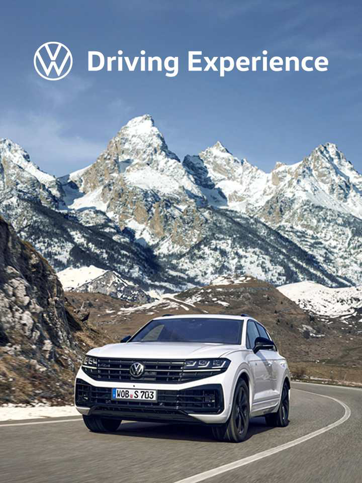 Un Volkswagen en la nieve driving experience