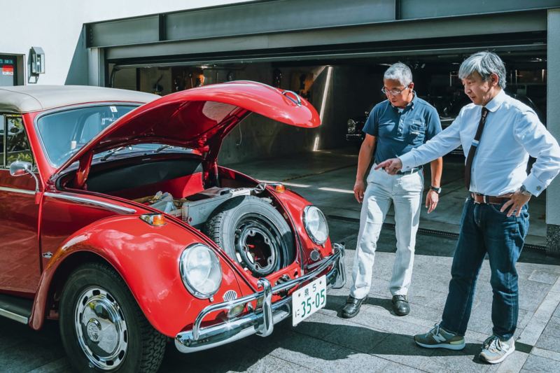 入園入学祝い 空冷VW ビートル ヤナセ フロアマット リア2枚 asakusa