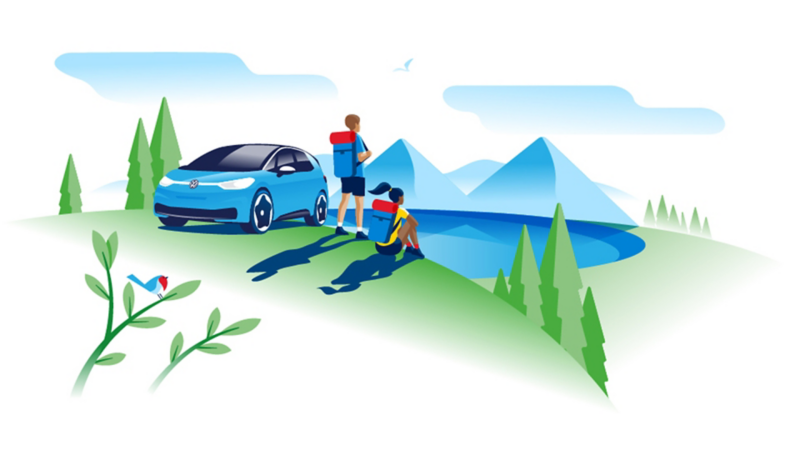 Natur, Klimaschutz, electric vehicle, ID.3