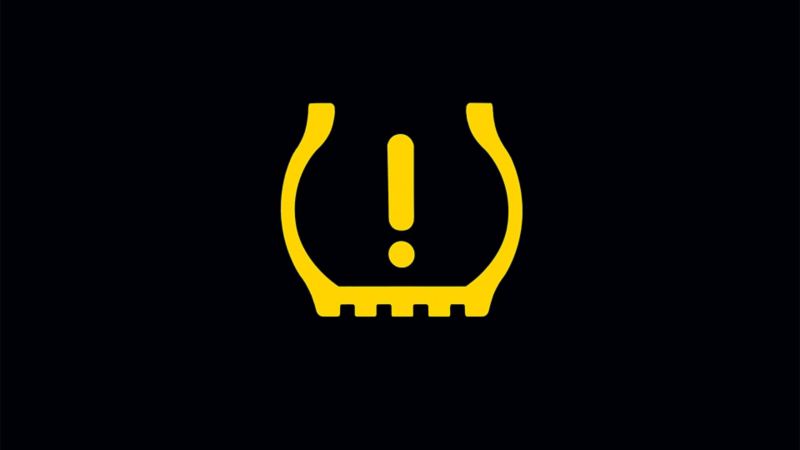Luz de advertencia - Indicador de tablero por presión en los neumáticos de tu auto