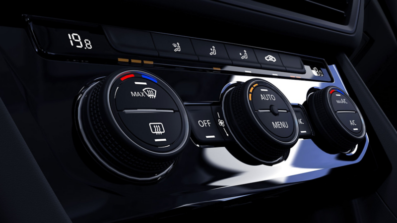 Sistema de climatronic de Jetta 2022 interior parte frontal