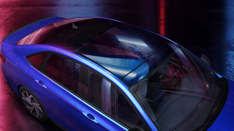 Jetta 2023 - Auto mexicano de Volkswagen en color azul, versión Highline.