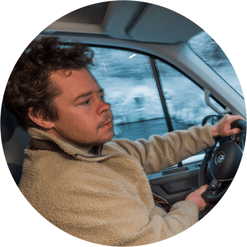 Johannes Collin, biljournalist, testar nya Crafter