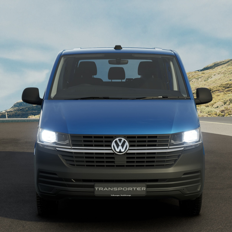 Image showing the front section of a VW Transporter 6.1 kombi.