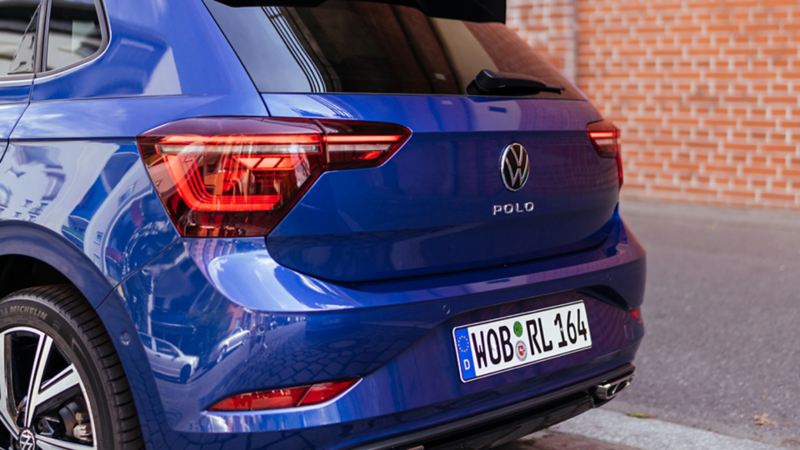 Maletero del Nuevo Volkswagen Polo azul
