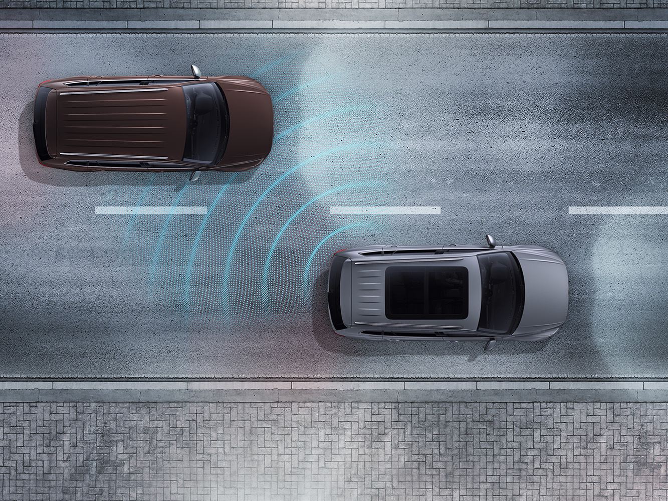 VW Tiguan Allspace lane assist technology