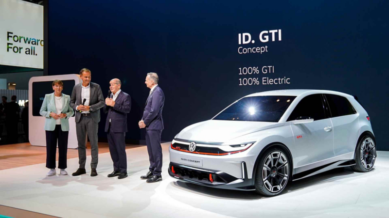 Volkswagen ID. GTI. Primeros detalles del nuevo auto deportivo eléctrico, con lanzamiento previsto en 2027.