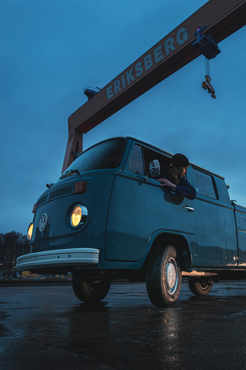 Lastning av VW pickup Göteborgs varv