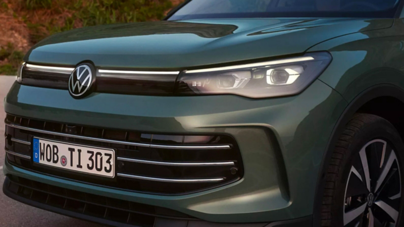Face avant d'un Tiguan 