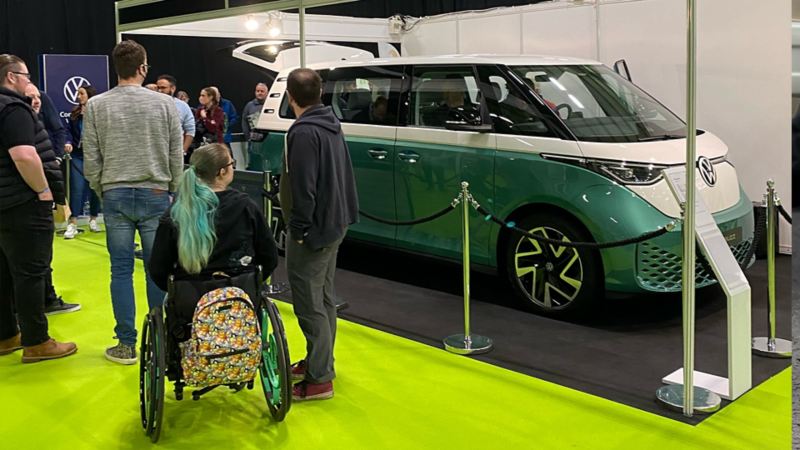 The iconic Volkswagen camper van at the event