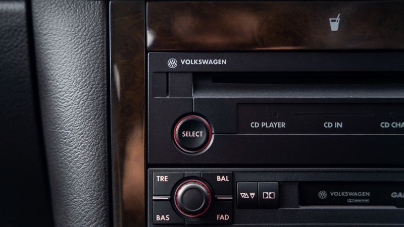 An old VW Golf GTI radio